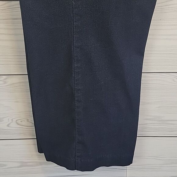 Lee Modern Series Curvy Fit Navy Casual Pants Womens Plus Size 22S - Picture 3 of 14